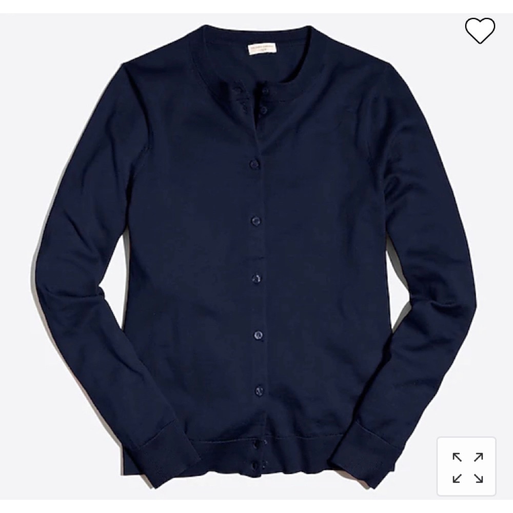 NWT J.Crew Factory Classic cotton cardigan sweater